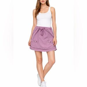 M06.New Anthropologie XCVI
Hargen Tiered Skirt Tiered
Drawstring lilac
